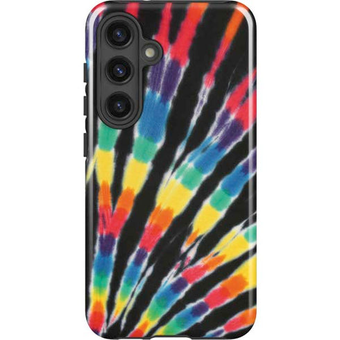 Liquid Blue Tie Dye - Rainbow Galaxy S25 Impact Case